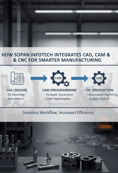 How SOPAN Infotech Integrates CAD, CAM & CNC Solutions for Smarter Manufacturing