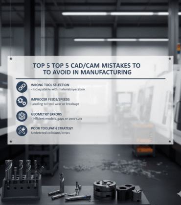 Top 5 CADCAM Mistakes to Avoid in Manufacturing