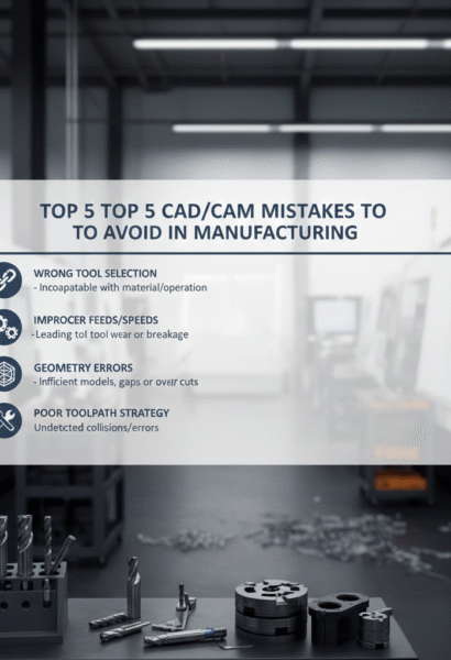 Top 5 CADCAM Mistakes to Avoid in Manufacturing