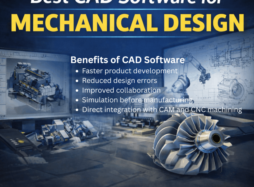Best CAD software for mechanical design by SOPAN INFOTECH SURAT