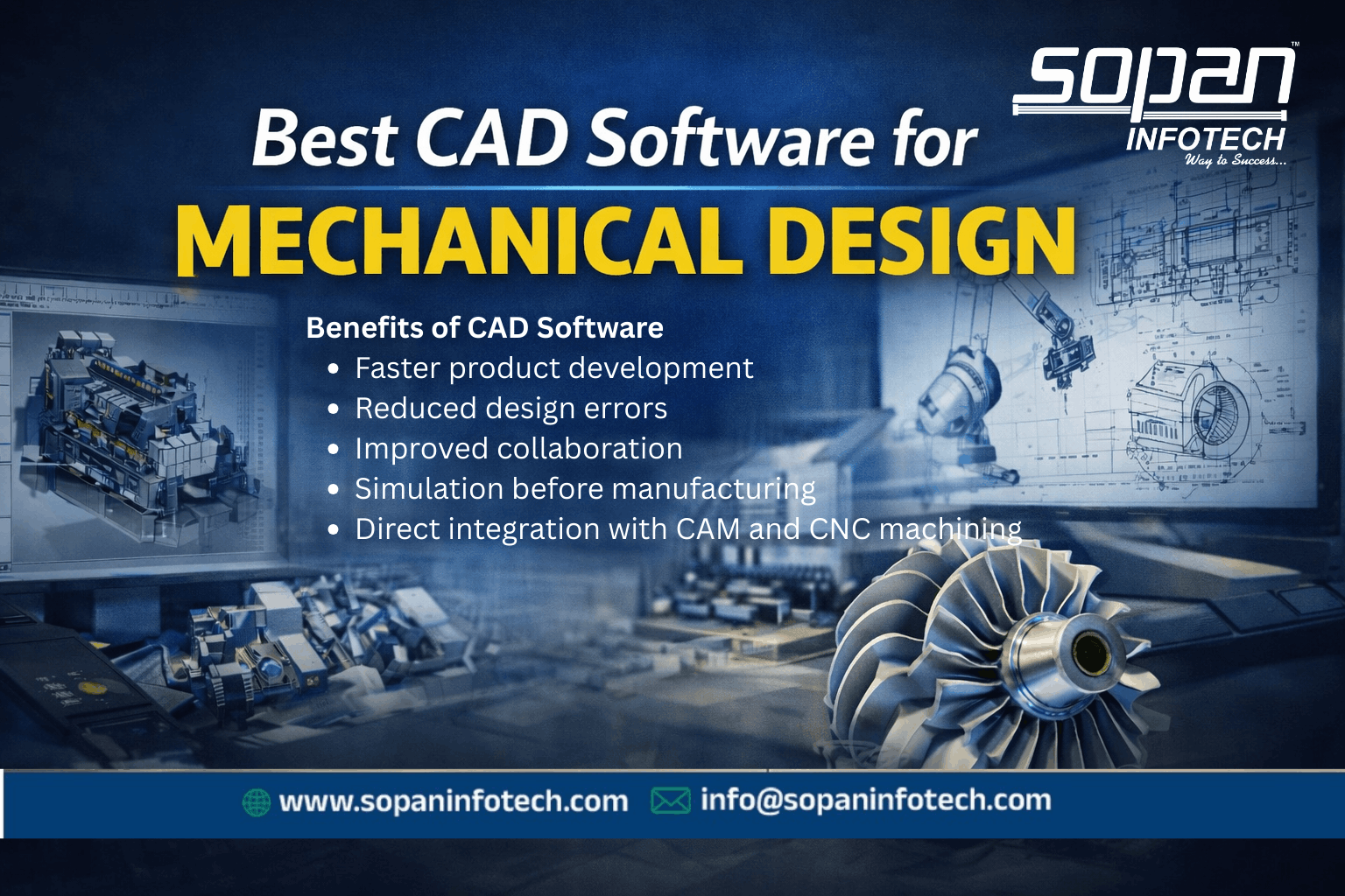 Best CAD software for mechanical design by SOPAN INFOTECH SURAT (2)