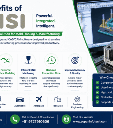 Benefits of VISI CADCAM Software by sopan infotech surat