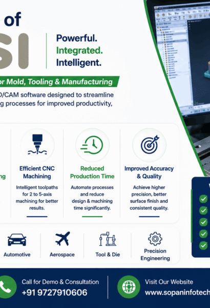 Benefits of VISI CADCAM Software by sopan infotech surat
