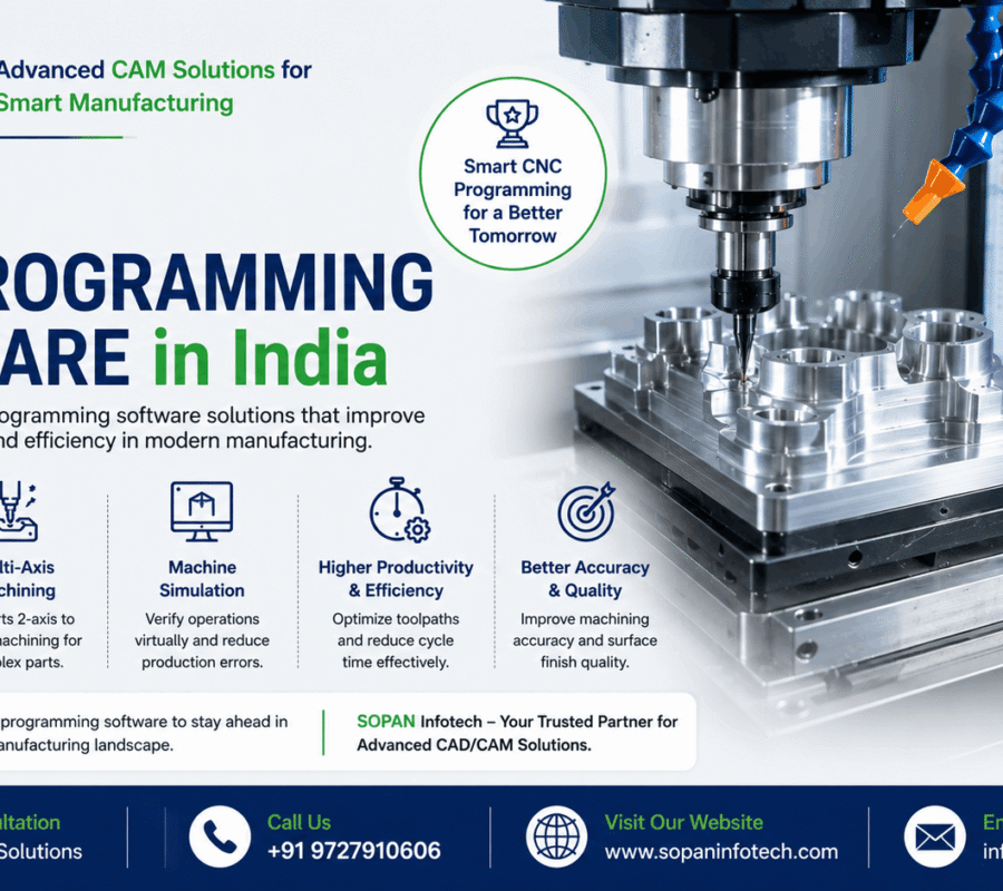 Best CNC Programming Software in India BY SOPAN INFOTECH SURAT