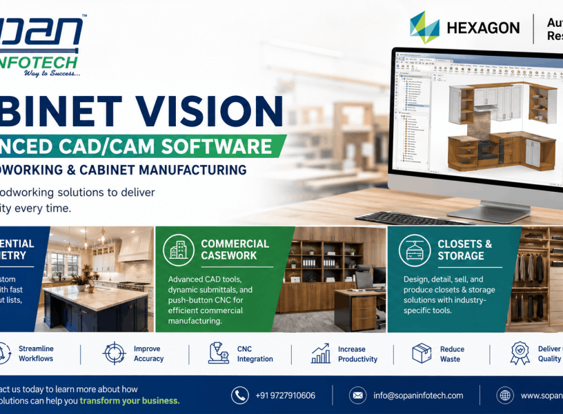 CABINET VISION – Complete CADCAM Software Solution for the Woodworking Industry-SOPAN INFOTECH-SURAT (1) CABINET VISION – Complete CADCAM Software Solution for the Woodworking Industry-SOPAN INFOTECH-SURAT (1)