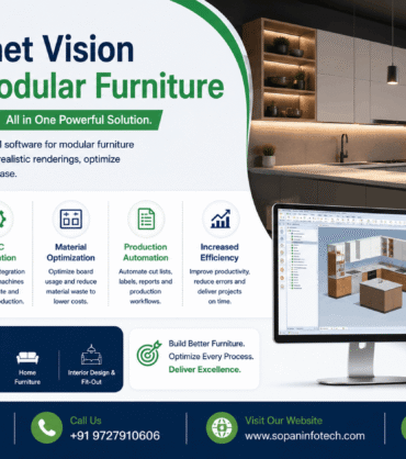Cabinet Vision for Modular Furniture Manufacturing by sopan infotech Surat