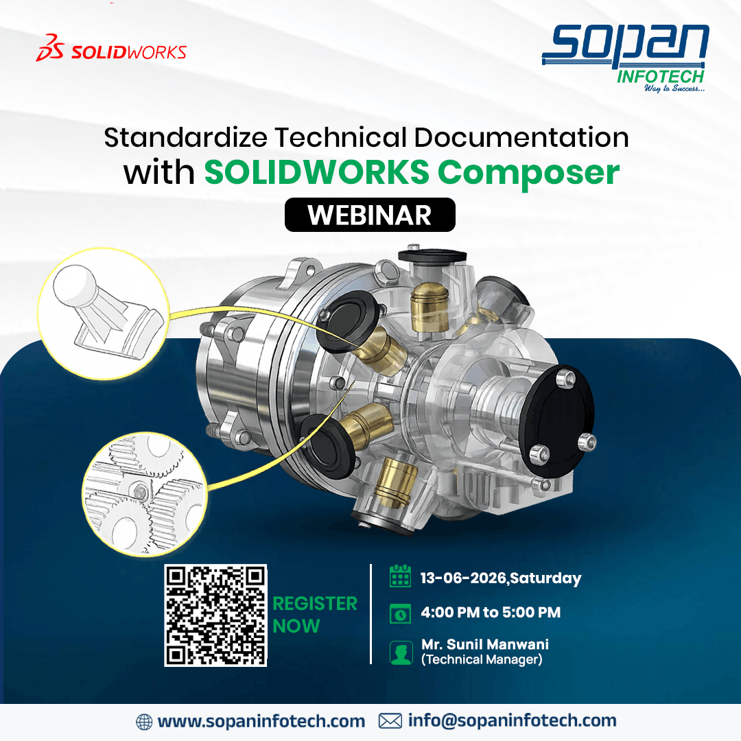 wb-Free Webinar Standardize Technical Documentation with SOLIDWORKS Composer by SOPAN Infotech