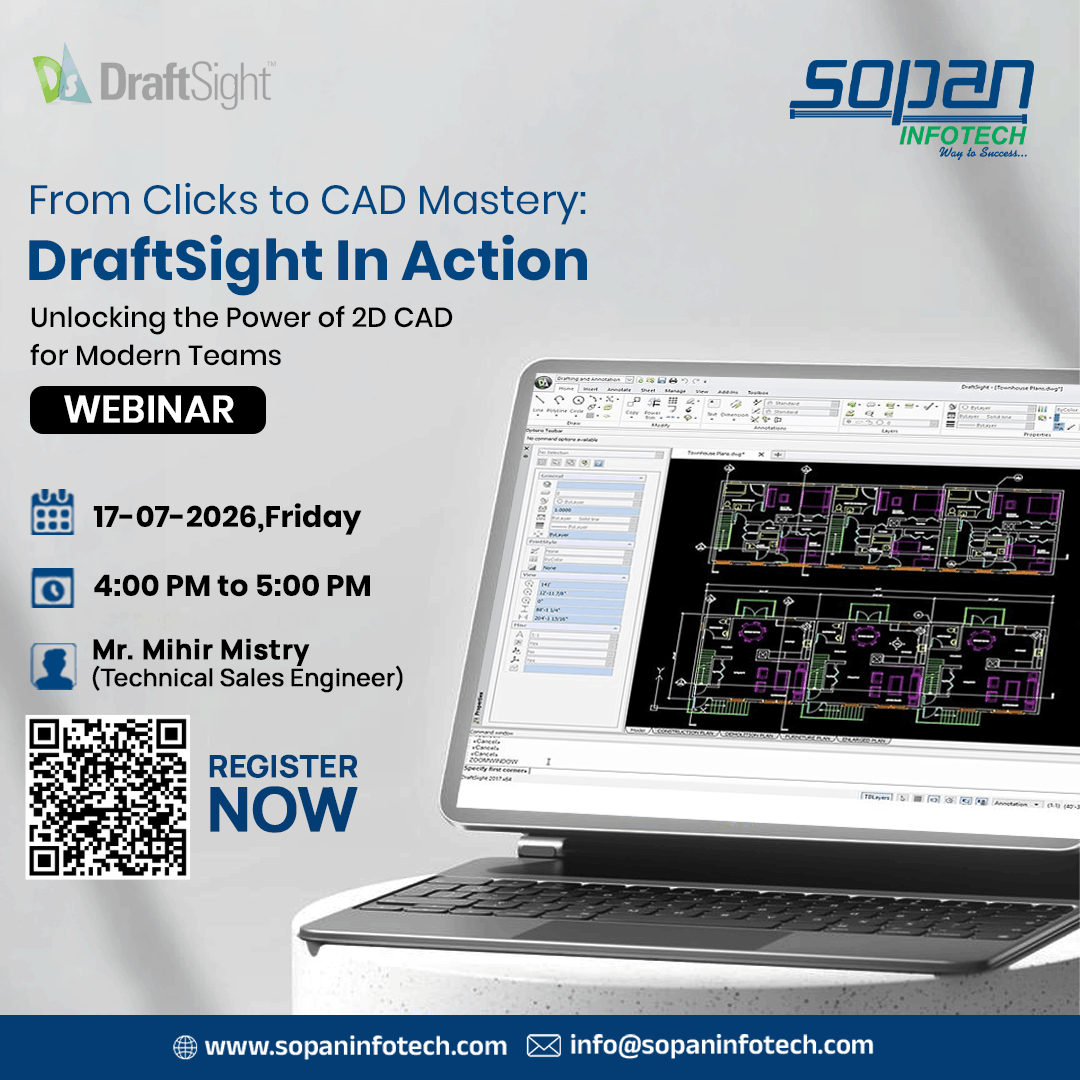 wb-From Clicks to CAD Mastery DraftSight In Action – Unlocking the Power of 2D CAD for Modern Teams Webinar