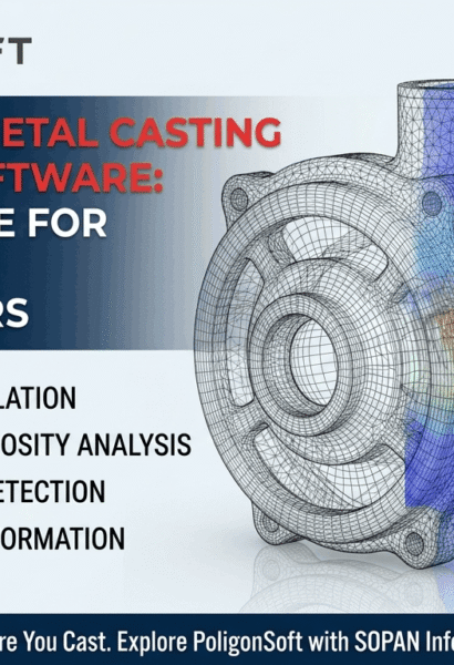 PoligonSoft by SOPAN Infotech — Advanced Casting Simulation Solutions for Modern Foundries & Manufacturers.